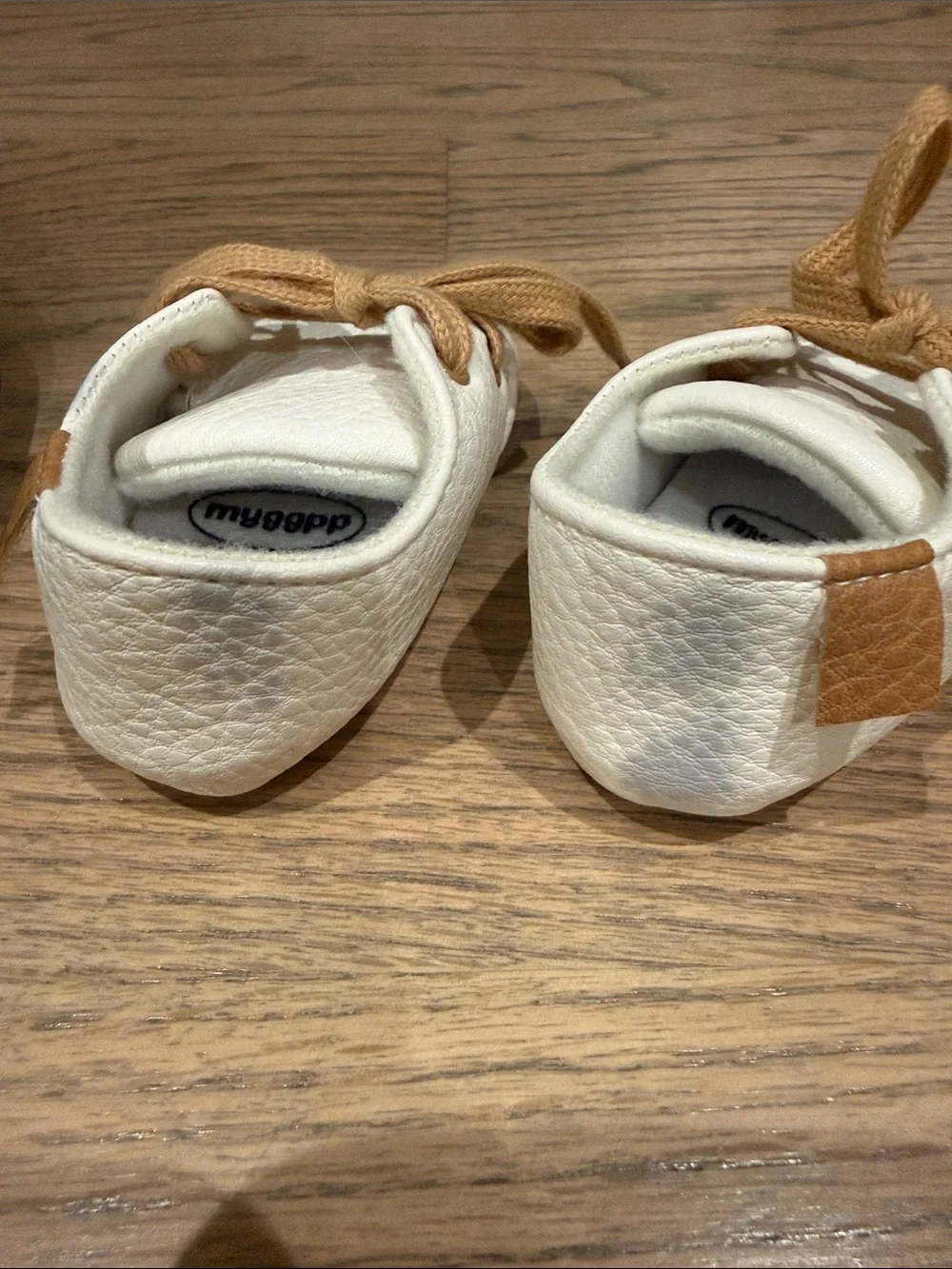 Baby GAP Black Velvet Bow Mary Janes & White Lace-Up Moccasins - 2 Pair Set